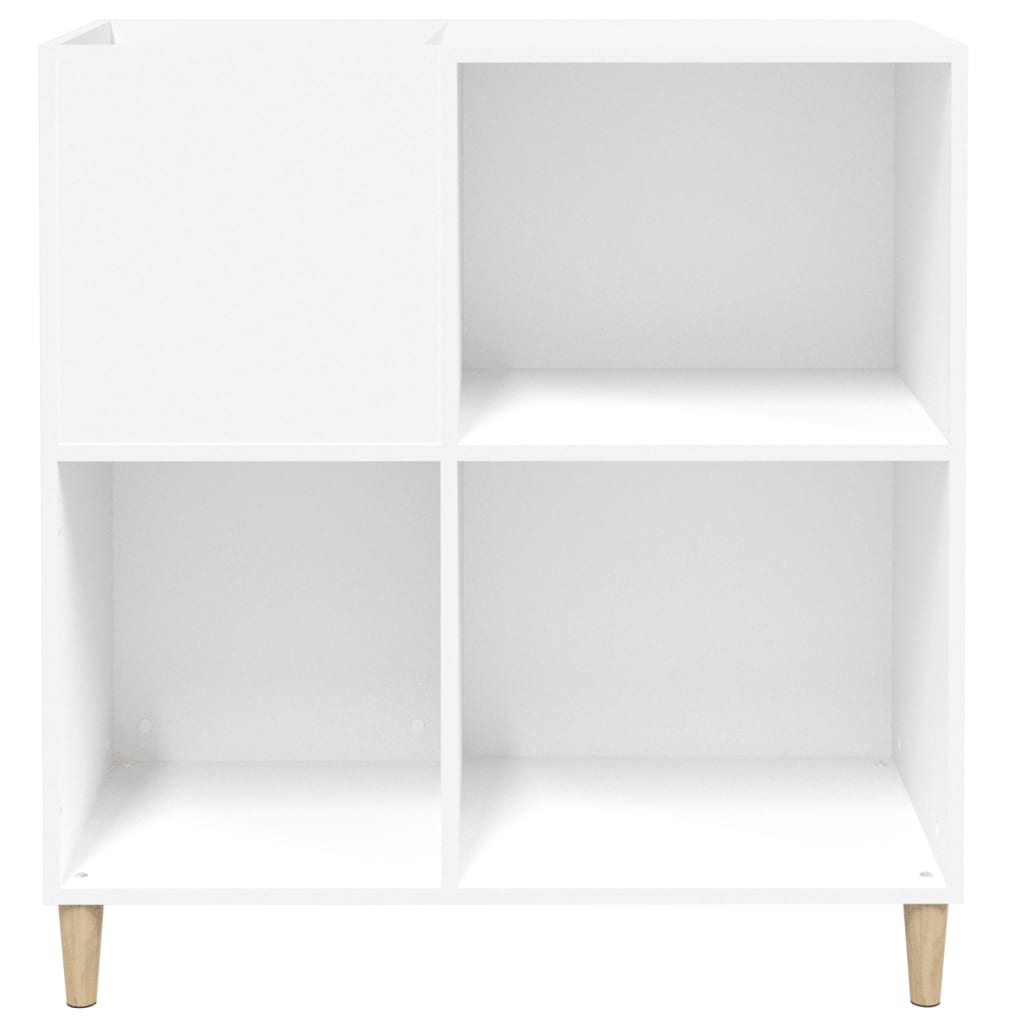 vidaXL Mueble para discos madera contrachapada blanco 84,5x38x89 cm