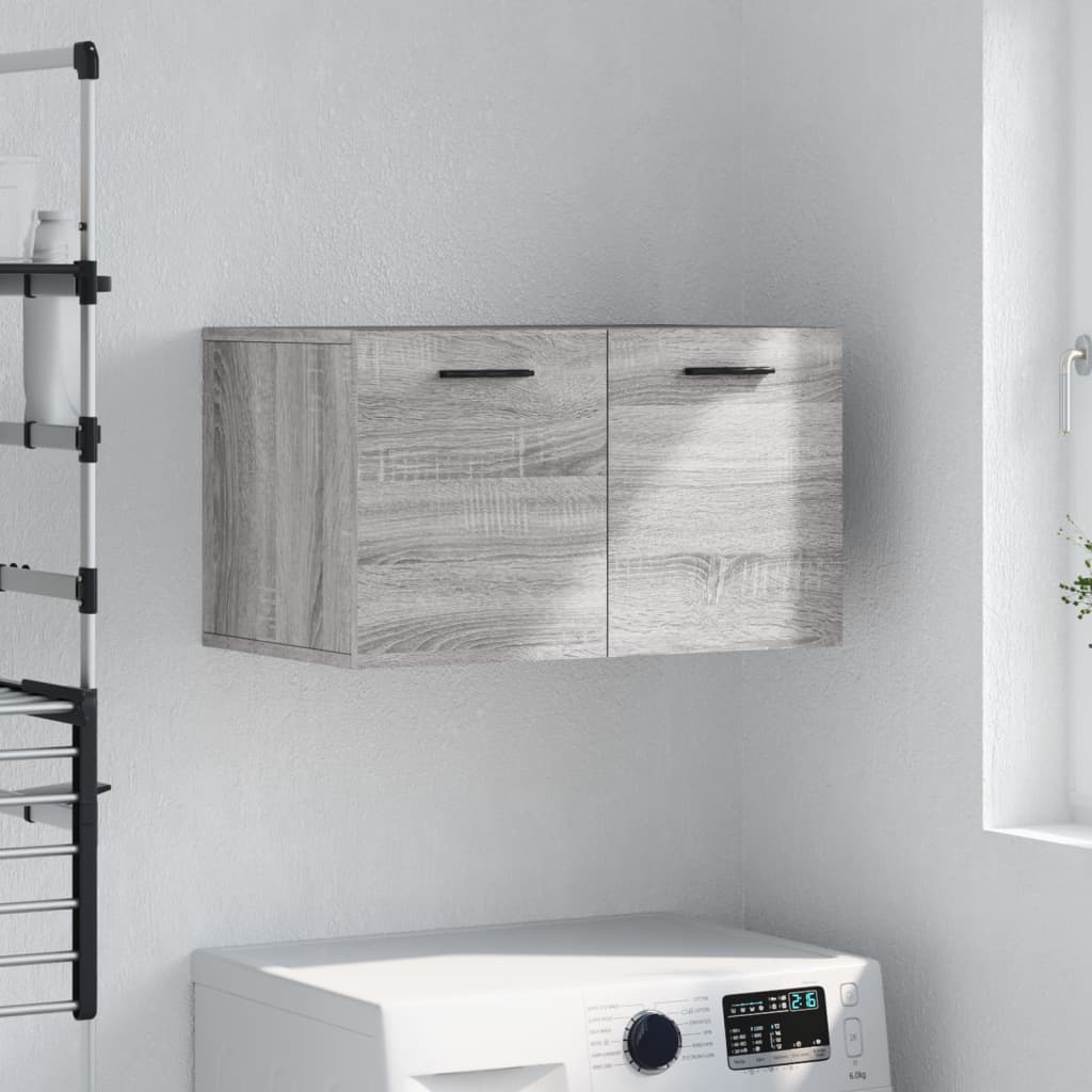 vidaXL Armario de pared madera de ingeniería gris Sonoma 60x36,5x35 cm