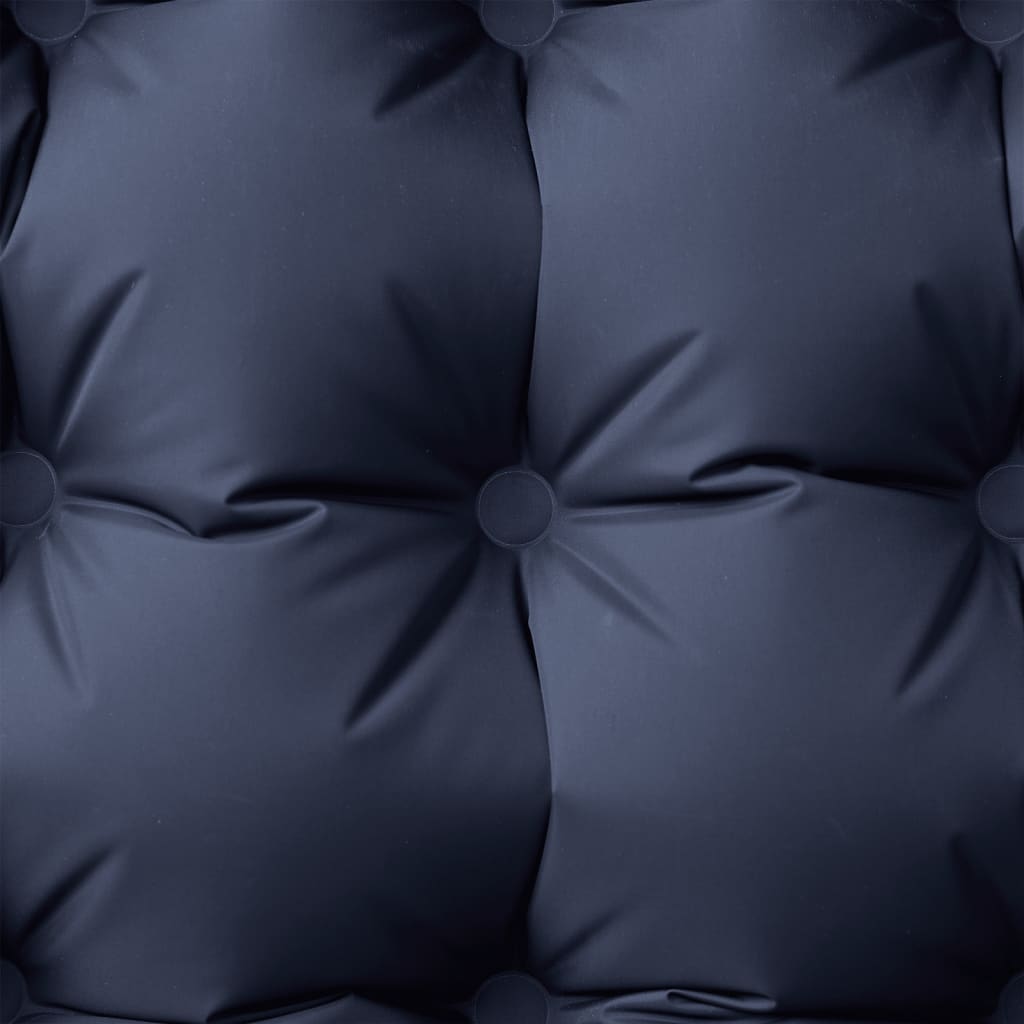 vidaXL Colchón de camping autoinflable con almohada 1 persona gris