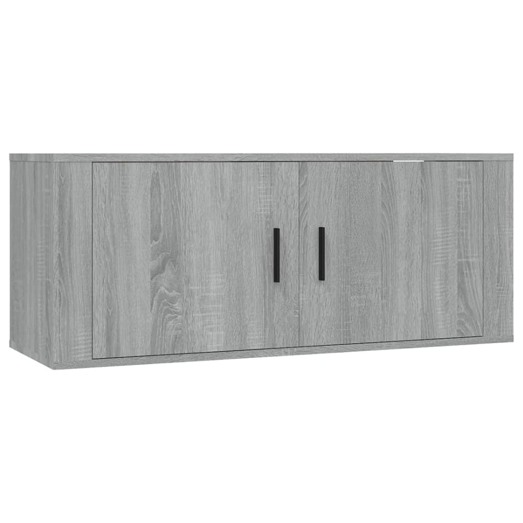 vidaXL Set de muebles para TV 8 pzas madera contrachapada gris Sonoma