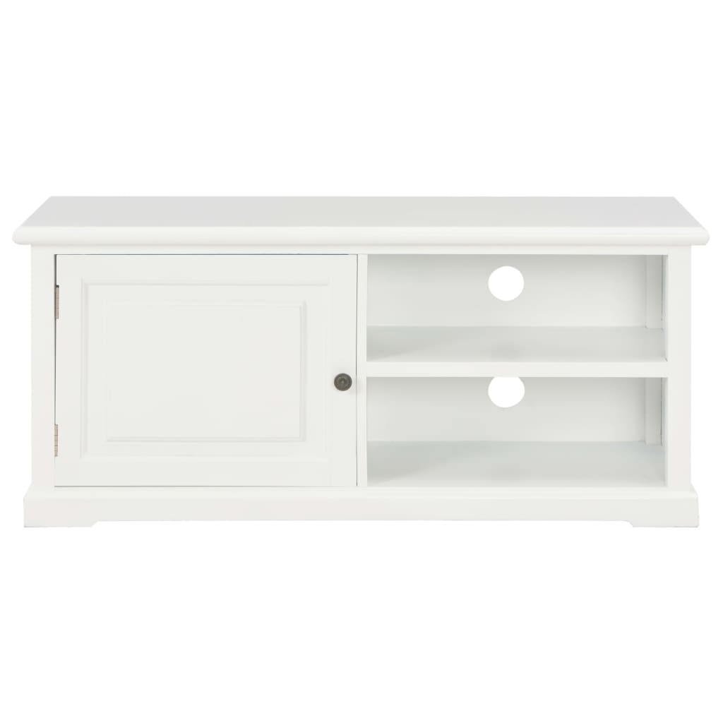 vidaXL Mueble para TV de madera blanco 90x30x40 cm