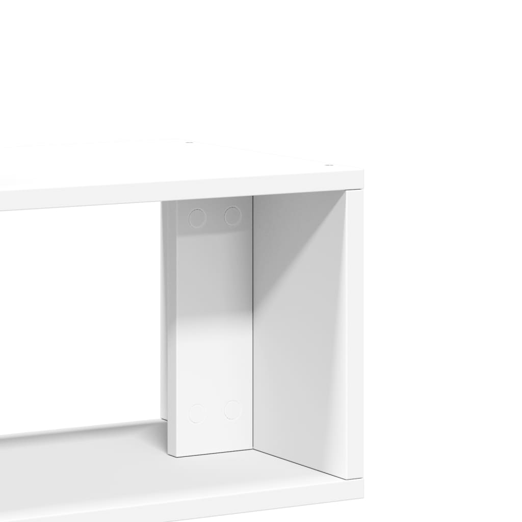 vidaXL Muebles para TV 2 uds madera de ingeniería blanco 75x30x50 cm