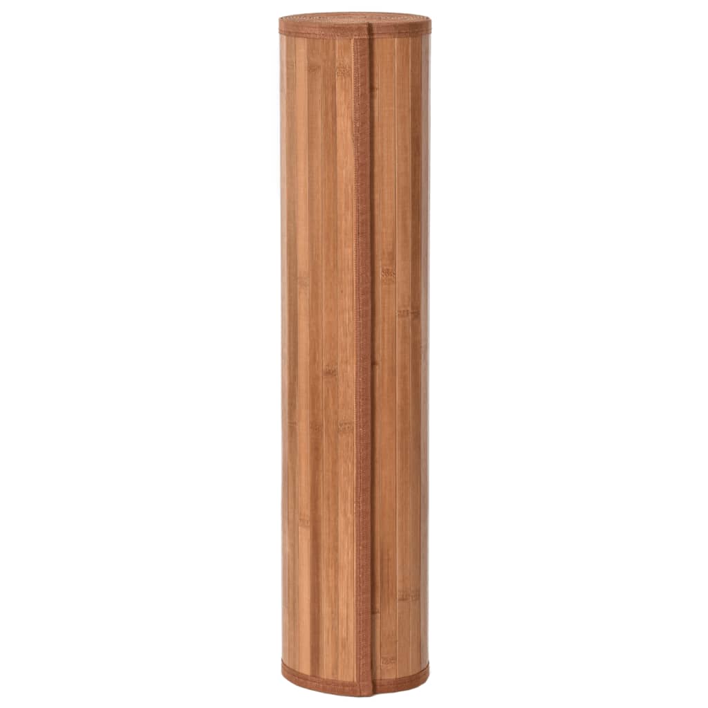 vidaXL Alfombra rectangular bambú color natural 100x1000 cm