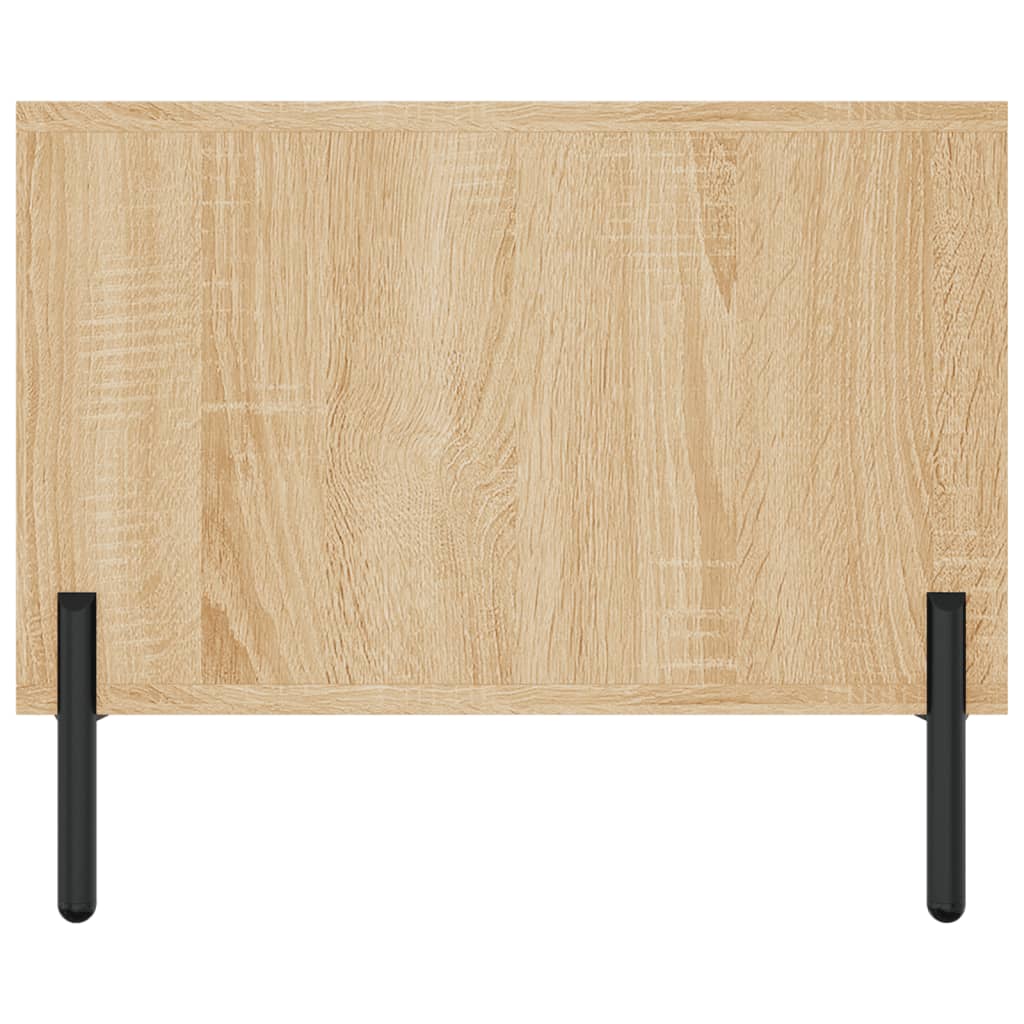 vidaXL Mesa de centro madera contrachapada roble Sonoma 102x50x40 cm