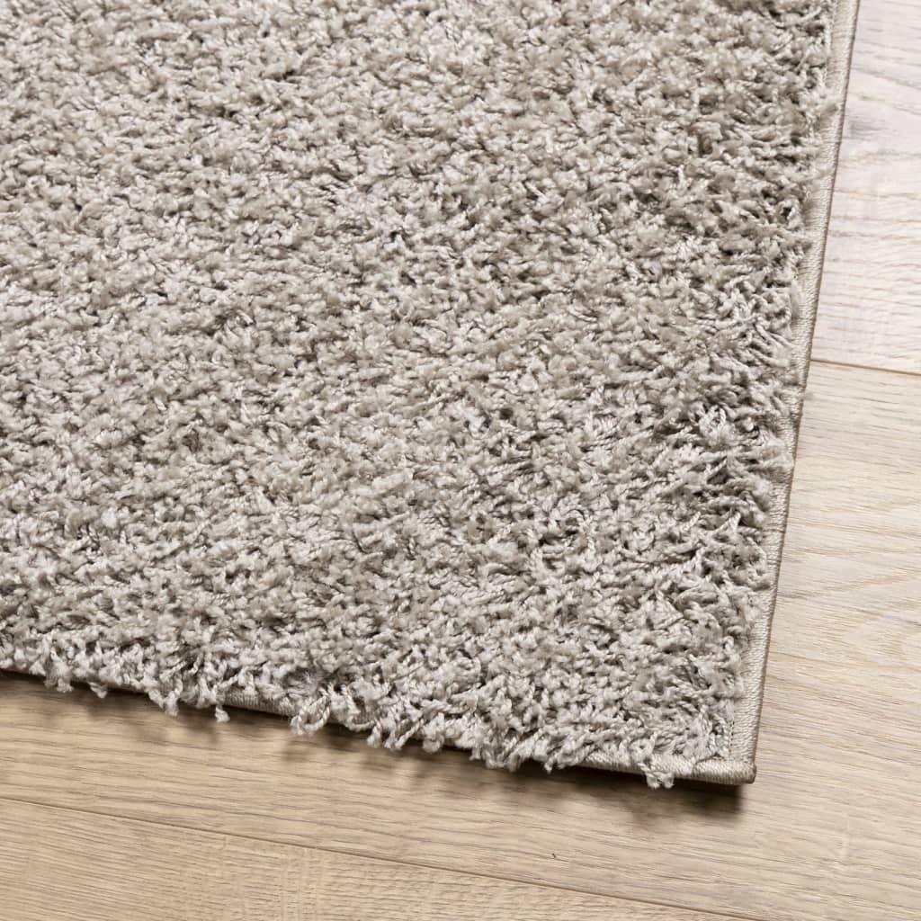 vidaXL Alfombra peluda de pelo largo moderna PAMPLONA beige 160x230 cm