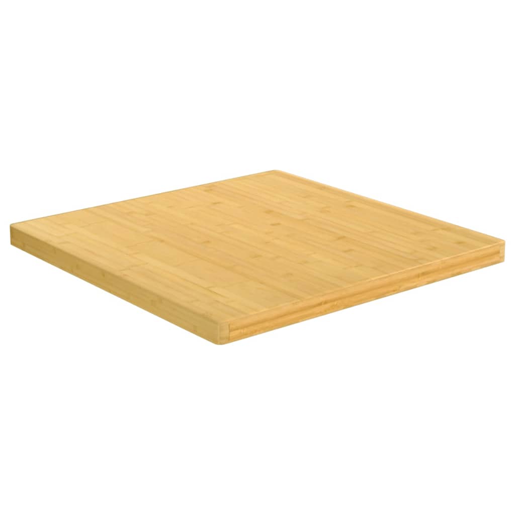 vidaXL Tablero de mesa de bambú 70x70x4 cm