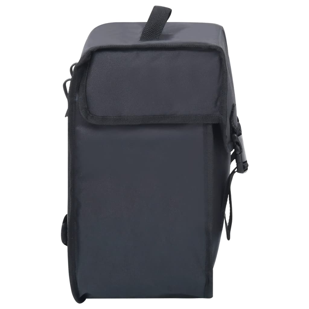 vidaXL Bolsa para bicicleta alforja impermeable 21 L negra