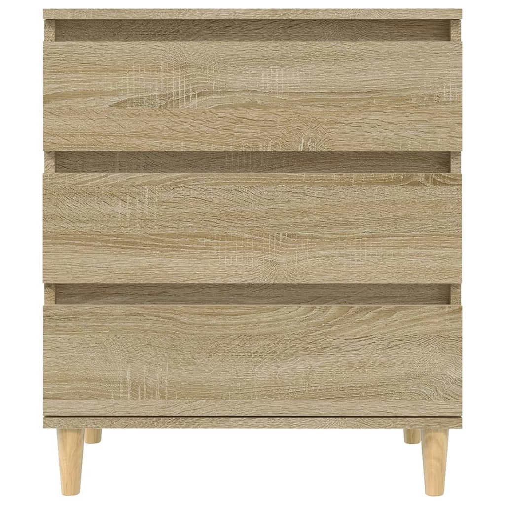 vidaXL Aparador de madera contrachapada roble Sonoma 60x35x70 cm