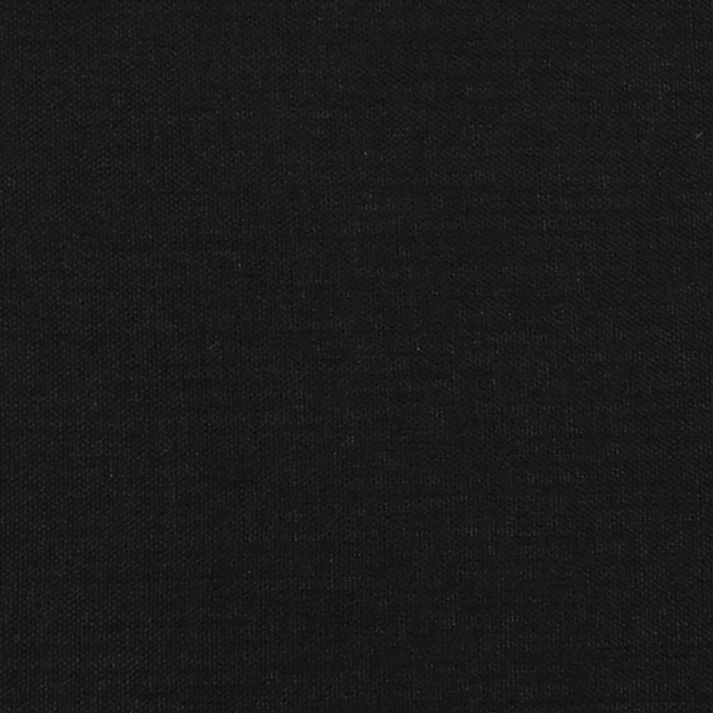 vidaXL Cabecero de tela negro 90x5x78/88 cm