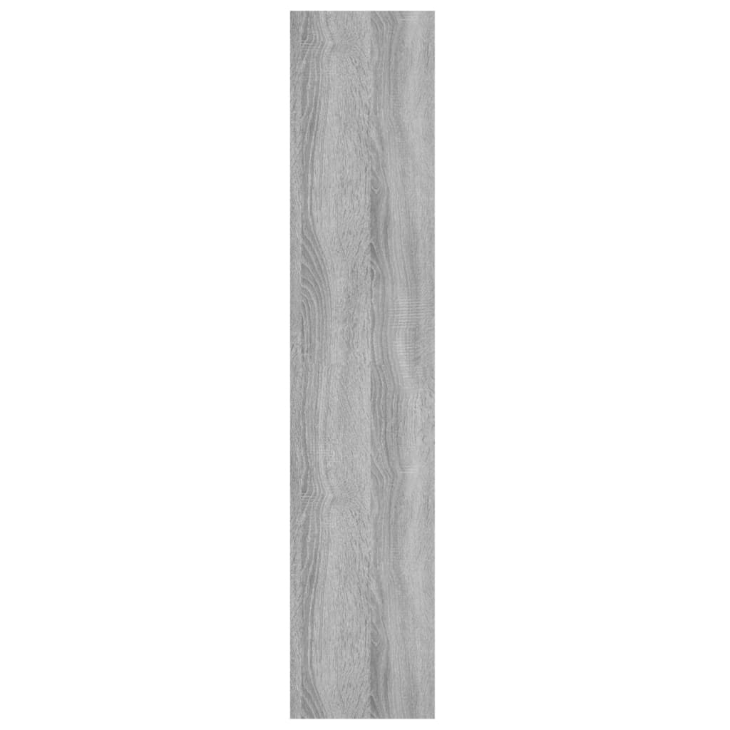 vidaXL Estantería de pared madera ingeniería gris Sonoma 90x16x78 cm