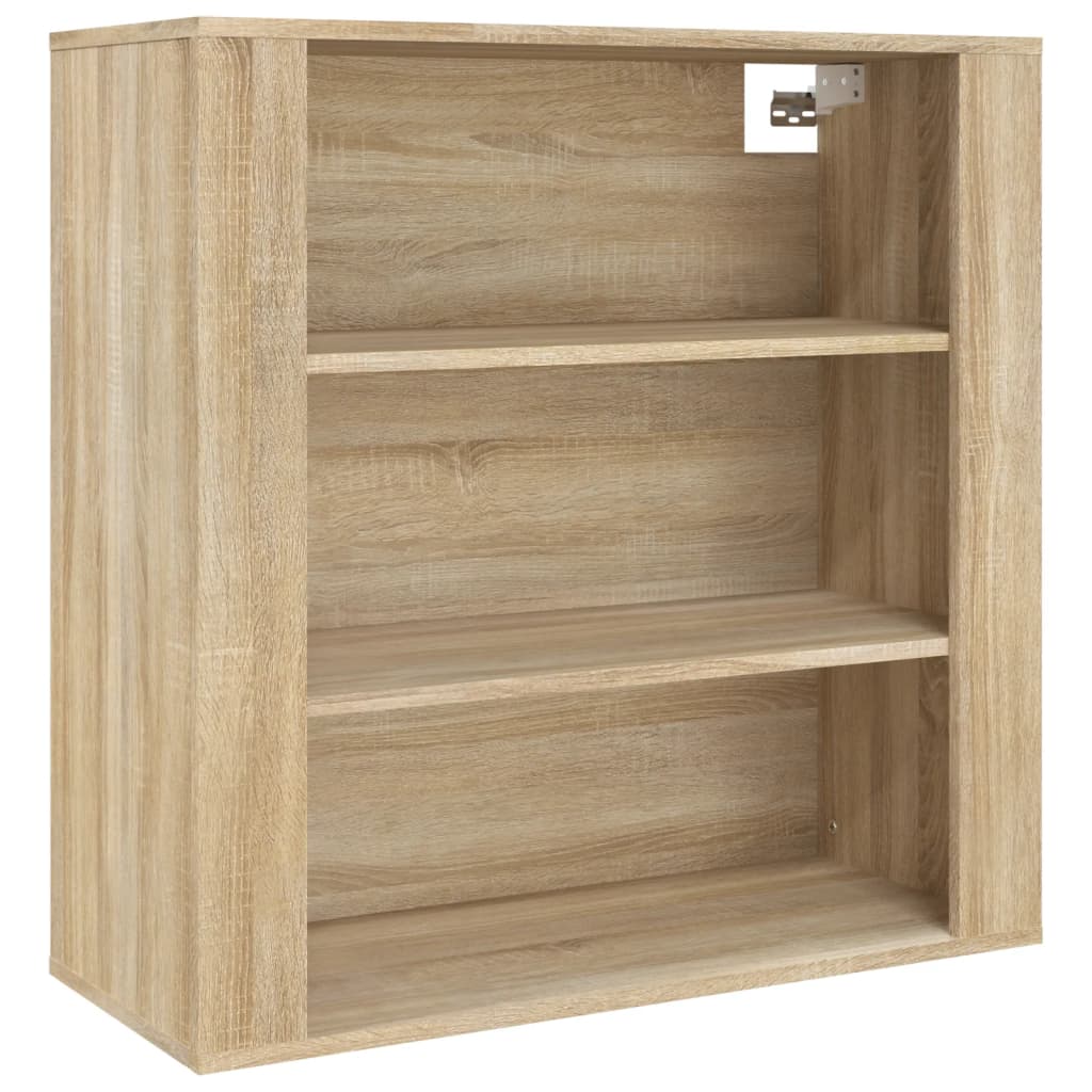 vidaXL Armario de pared madera contrachapada roble sonoma 80x33x80 cm