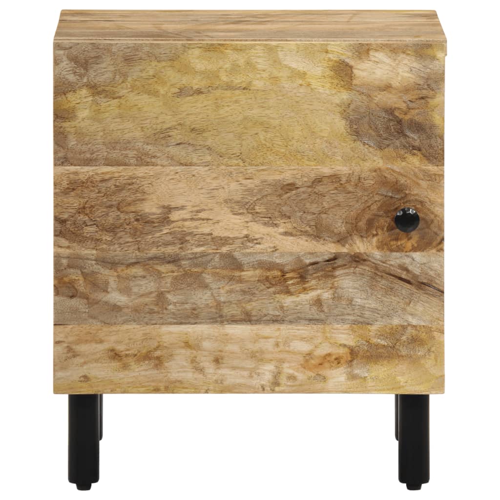 vidaXL Mesitas de noche 2 uds madera maciza de mango 40x33x46 cm