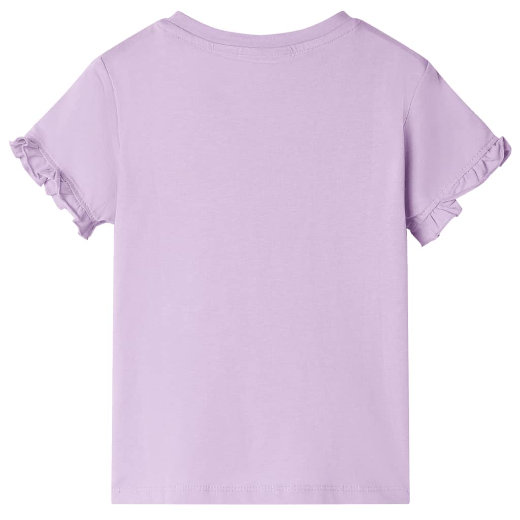 Camiseta infantil lila 116