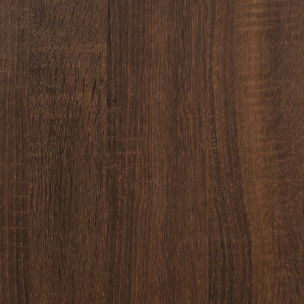 vidaXL Mesas auxiliares 2 uds madera color marrón roble 40x42x50 cm