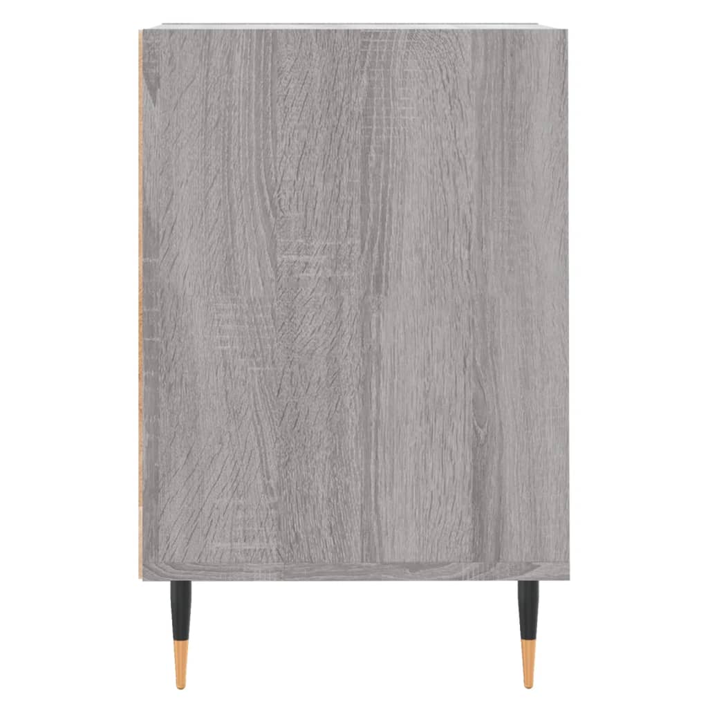 vidaXL Mueble de TV madera contrachapada gris Sonoma 100x35x55 cm