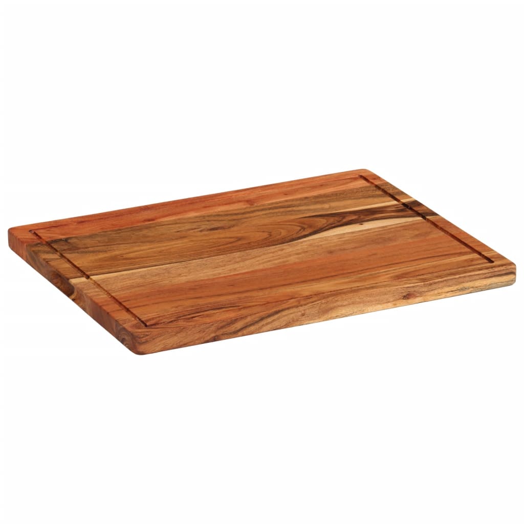 vidaXL Tabla de cortar madera maciza de acacia 50x38x2,5 cm