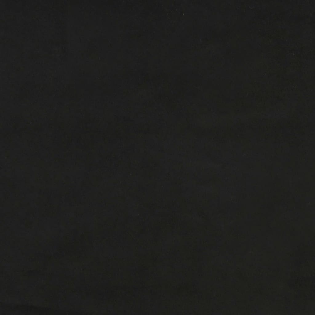 vidaXL Cabecero de terciopelo negro 90x7x78/88 cm