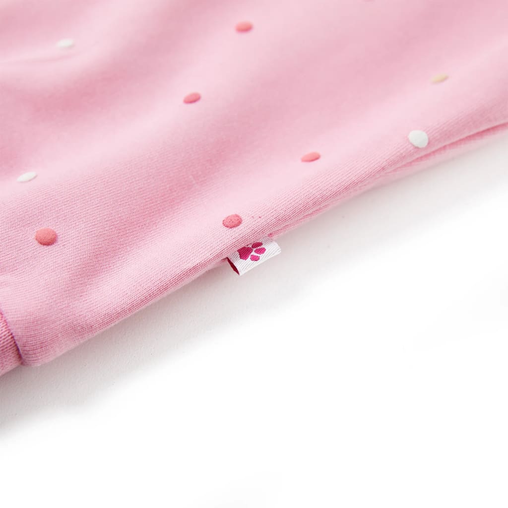 Sudadera infantil rosa 140