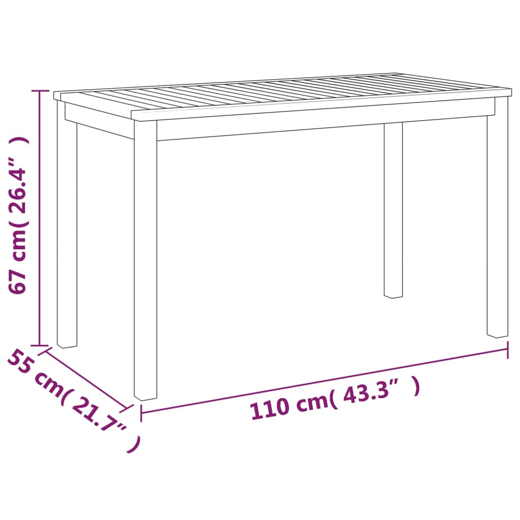 vidaXL Juego comedor jardín con cojines 9 piezas madera maciza acacia