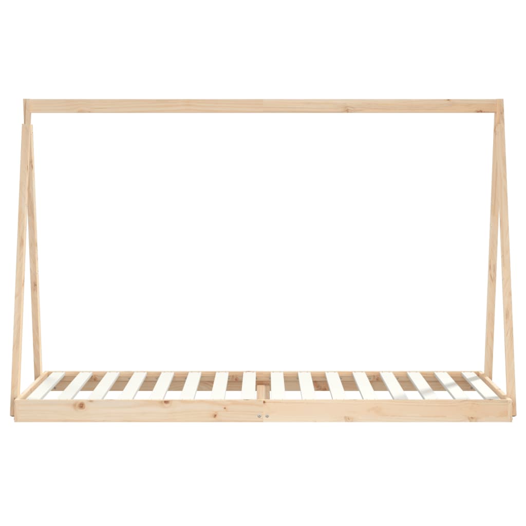 vidaXL Estructura de cama para niños madera maciza de pino 80x200 cm