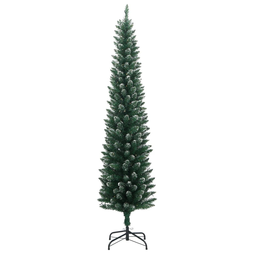 vidaXL Árbol de Navidad artificial estrecho 150 LEDs 120 cm