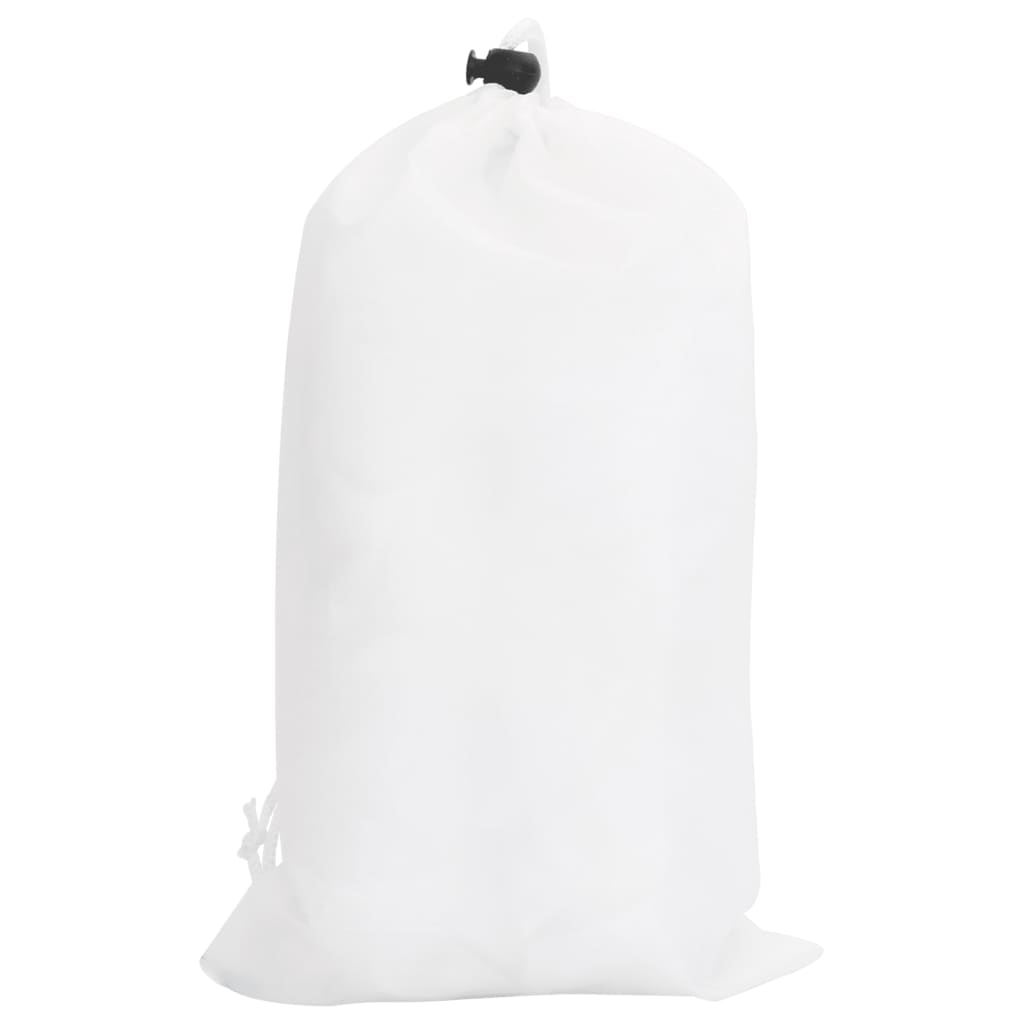 vidaXL Red de camuflaje con bolsa de almacenamiento blanco 613x138 cm