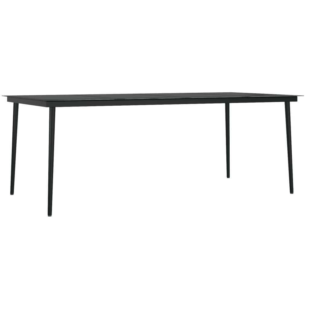 vidaXL Juego de comedor de jardín 7 piezas ratán sintético gris