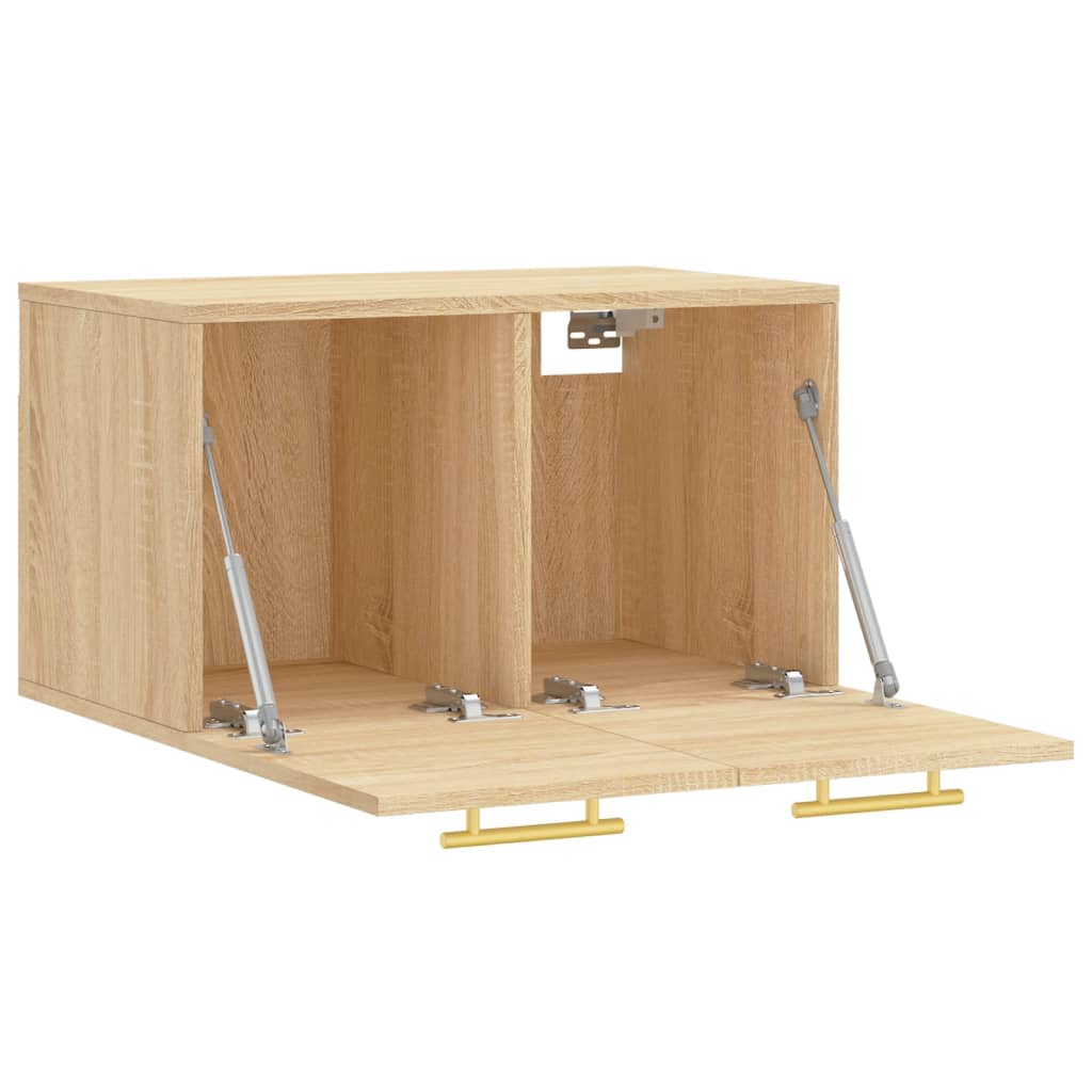 vidaXL Armario de pared madera ingeniería roble Sonoma 60x36,5x35 cm