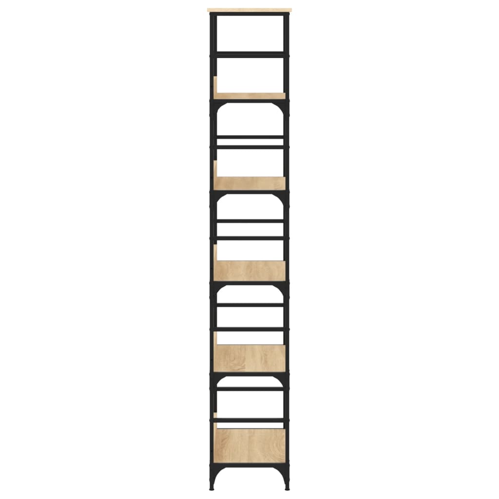 vidaXL Estantería de madera ingeniería roble Sonoma 50x33x188,5 cm