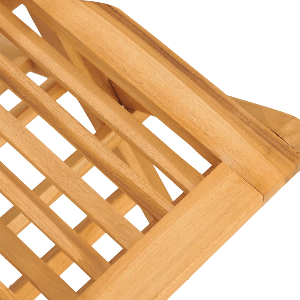 vidaXL Juego de comedor para jardín 5 piezas madera maciza de teca