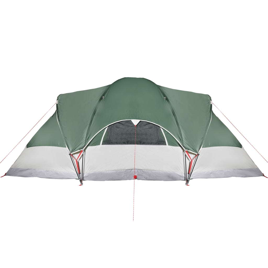 vidaXL Tienda de campaña familiar tipi 8 personas impermeable verde