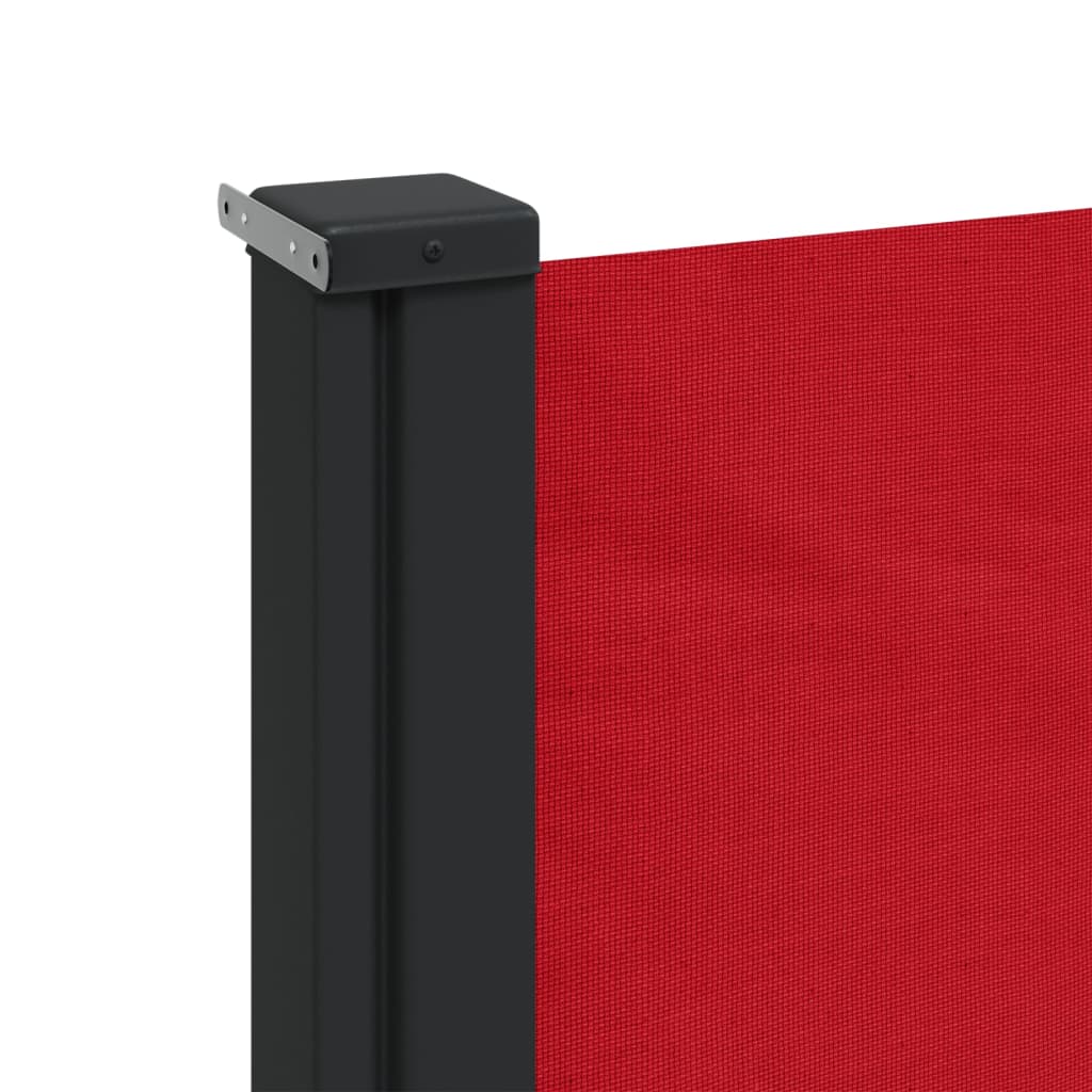 vidaXL Toldo lateral retráctil rojo 220x600 cm