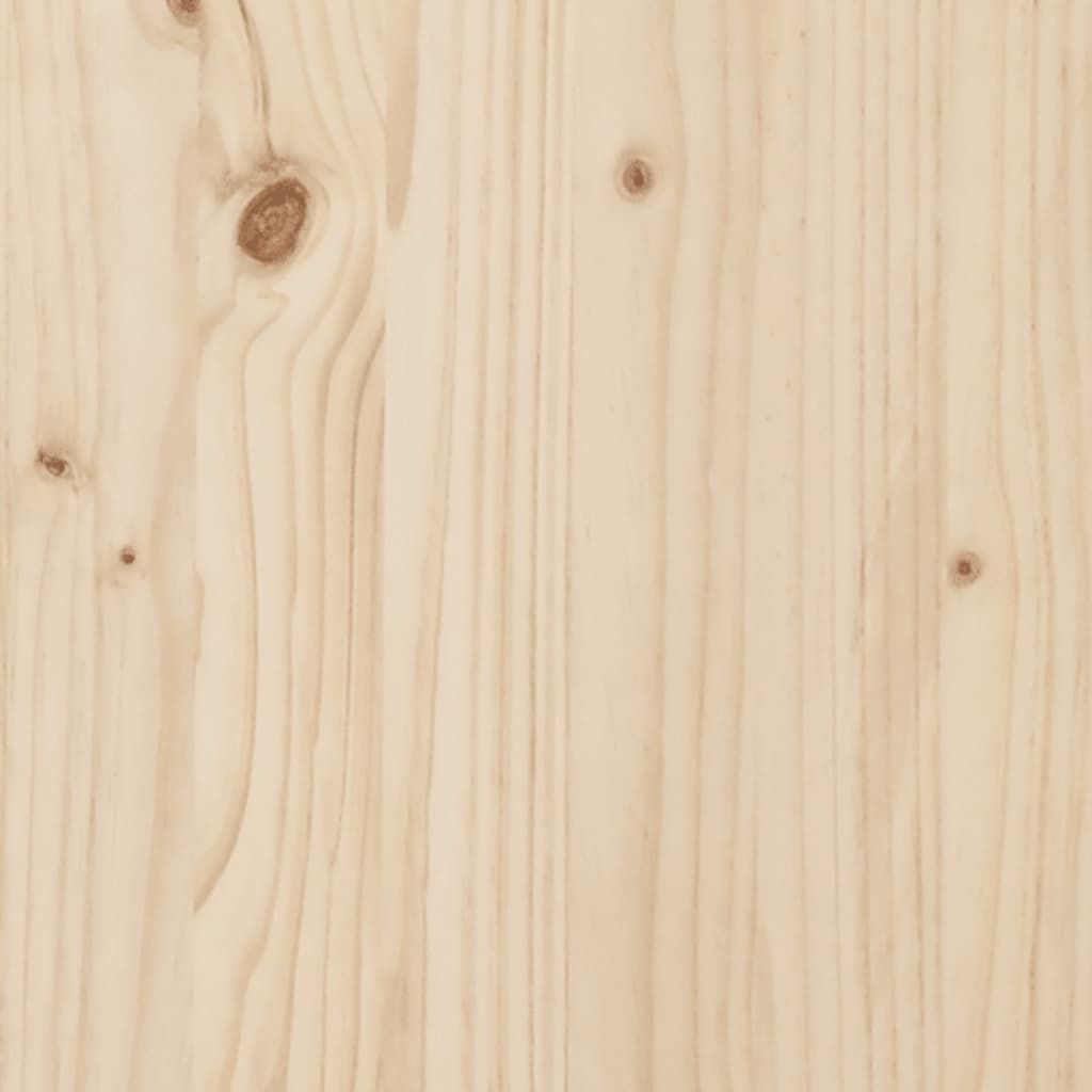 vidaXL Jardinera de madera maciza de pino 90x31x31 cm