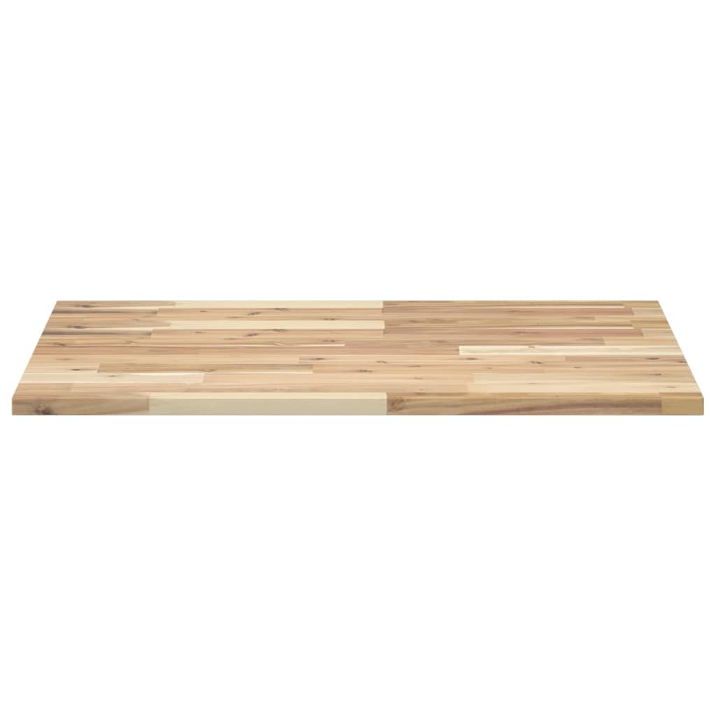 vidaXL Encimera tocador baño madera maciza acacia sin tratar 80x60x2cm