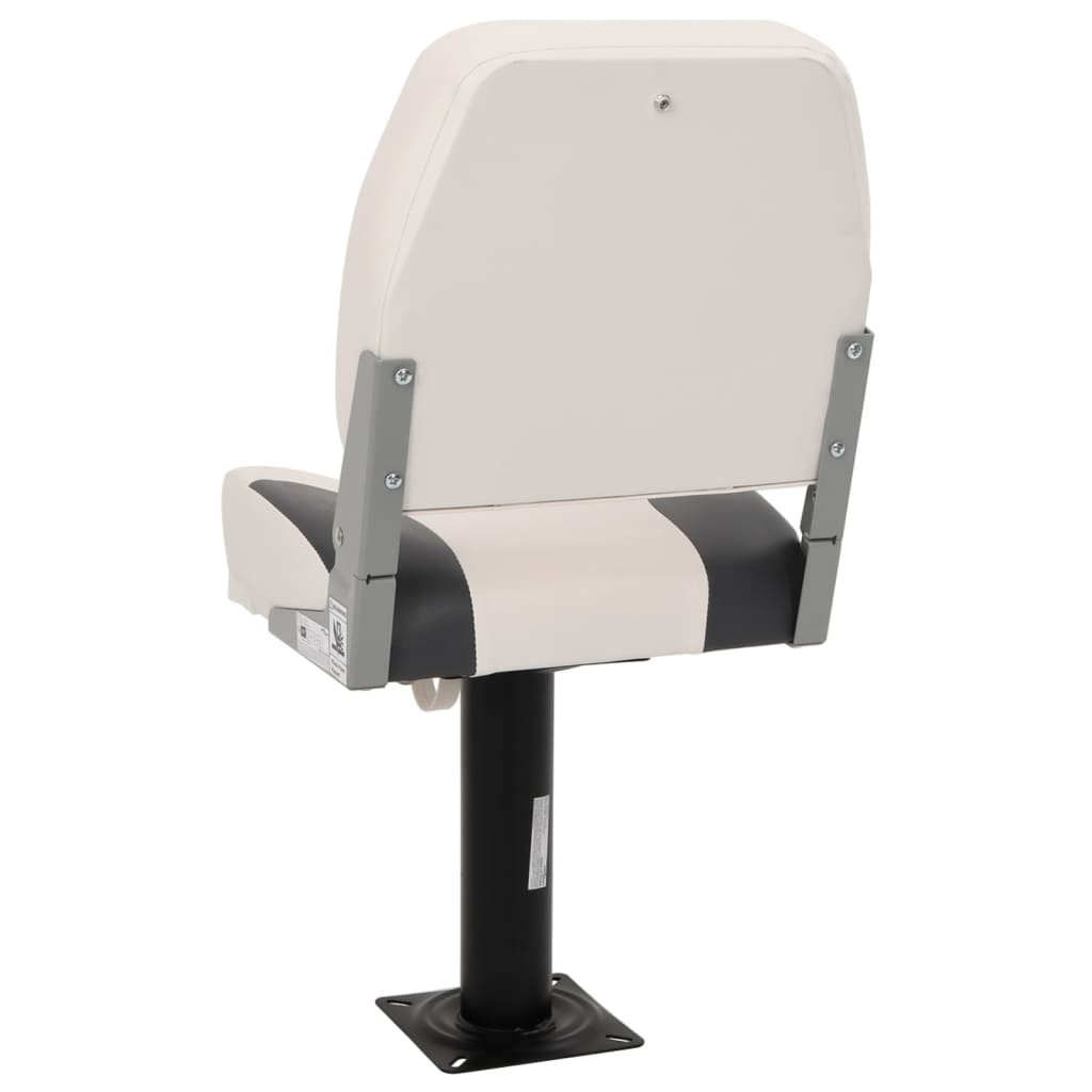 vidaXL Asiento para barco con pedestal giratorio 360°