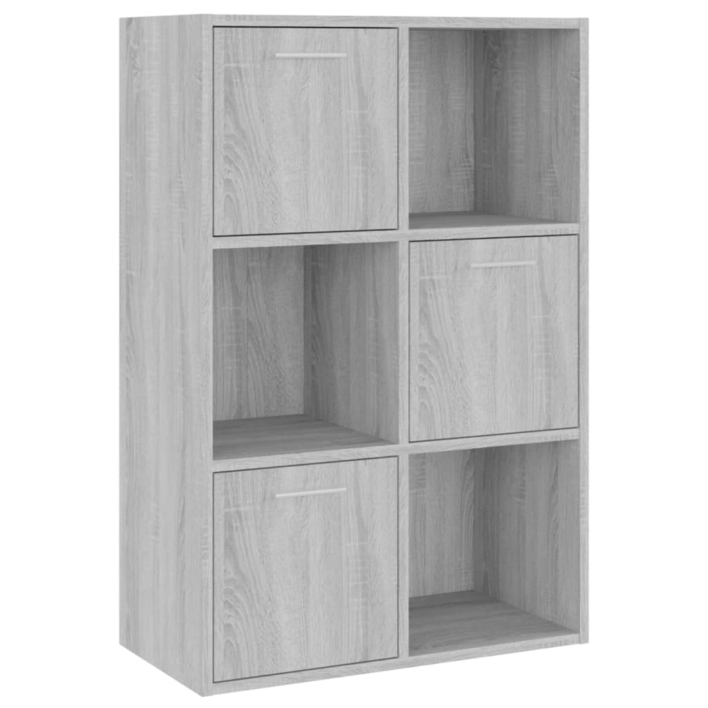 vidaXL Mueble de almacenaje gris Sonoma 60x29,5x90 cm