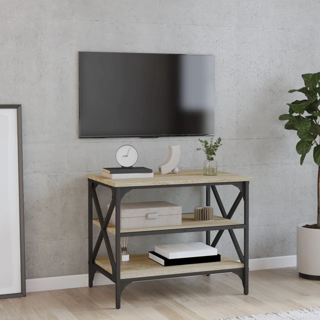 vidaXL Mueble para TV madera contrachapada roble Sonoma 60x40x50 cm