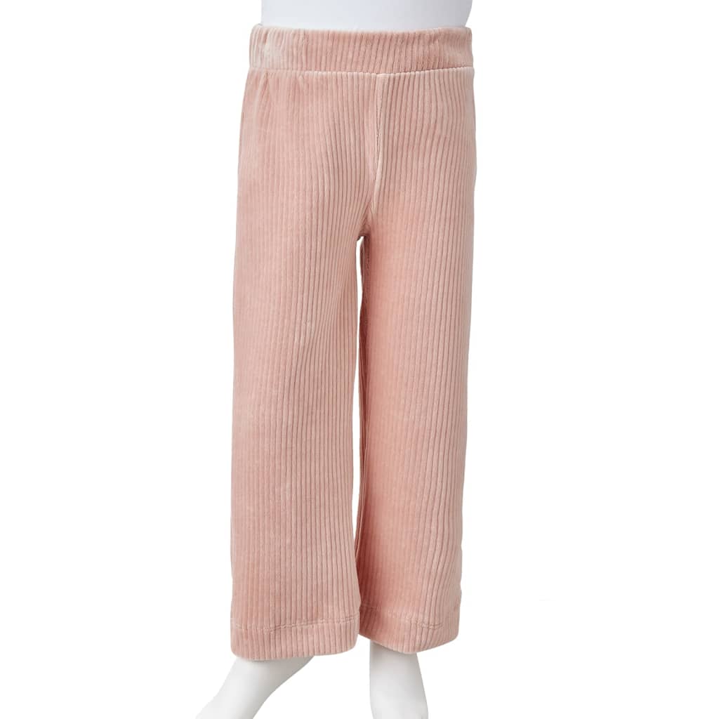 Pantalón infantil pana rosa claro 92