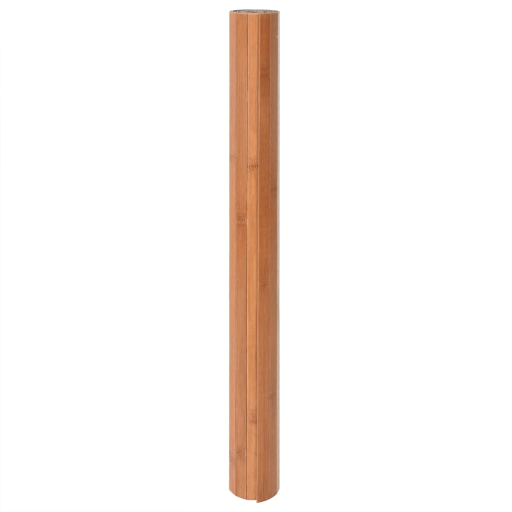 vidaXL Alfombra rectangular bambú color natural 80x500 cm