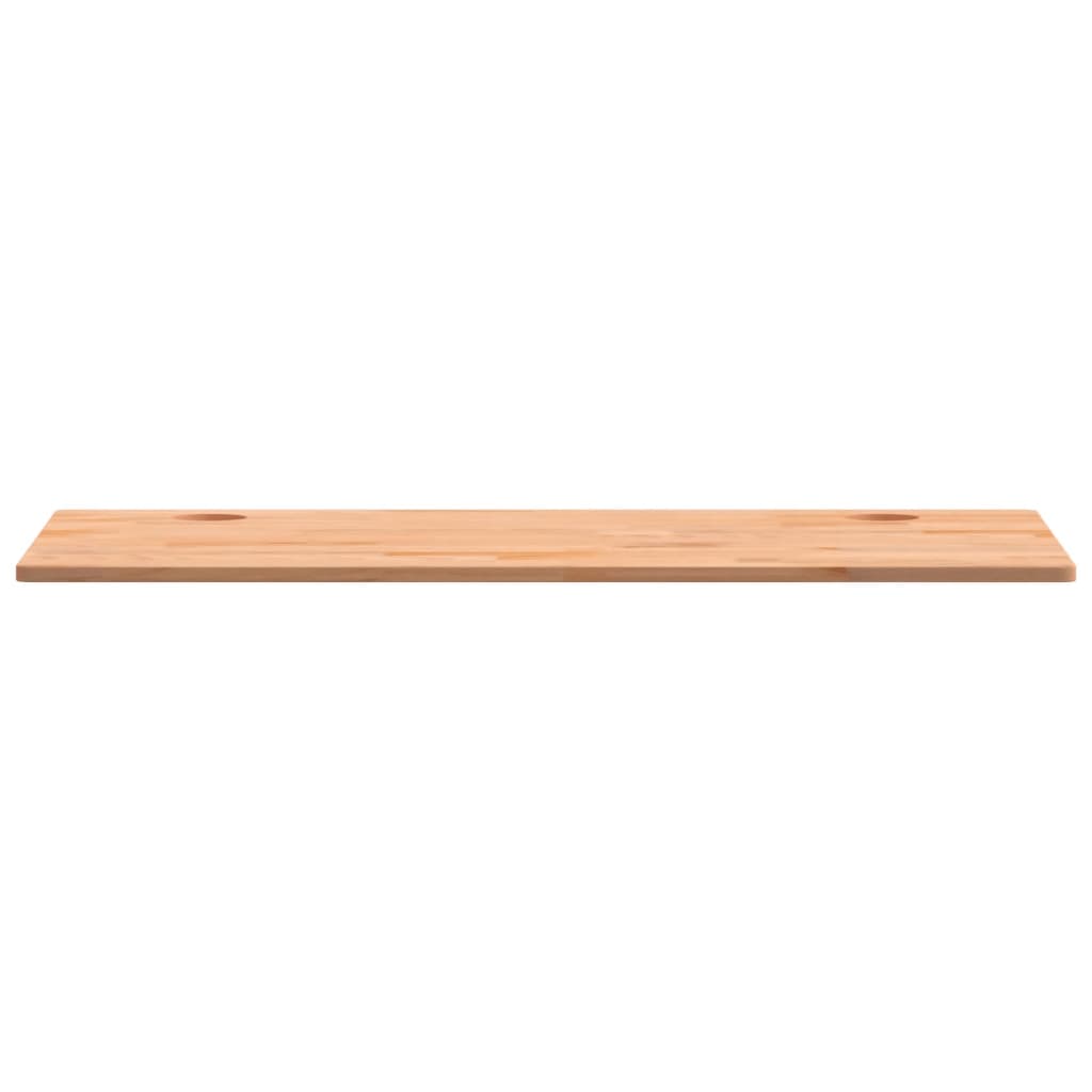 vidaXL Tablero de escritorio madera maciza de haya 100x60x1,5 cm