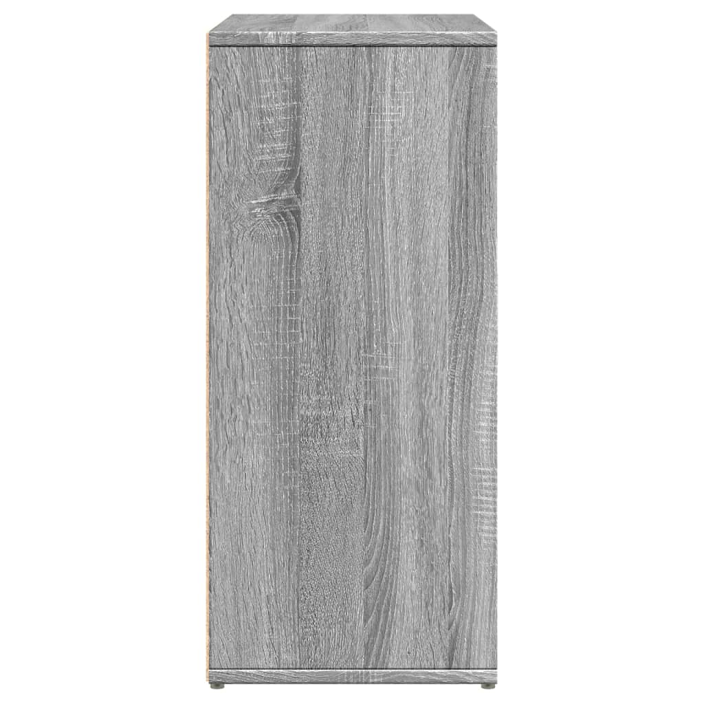 vidaXL Aparador de madera de ingeniería gris Sonoma 60x31x70 cm