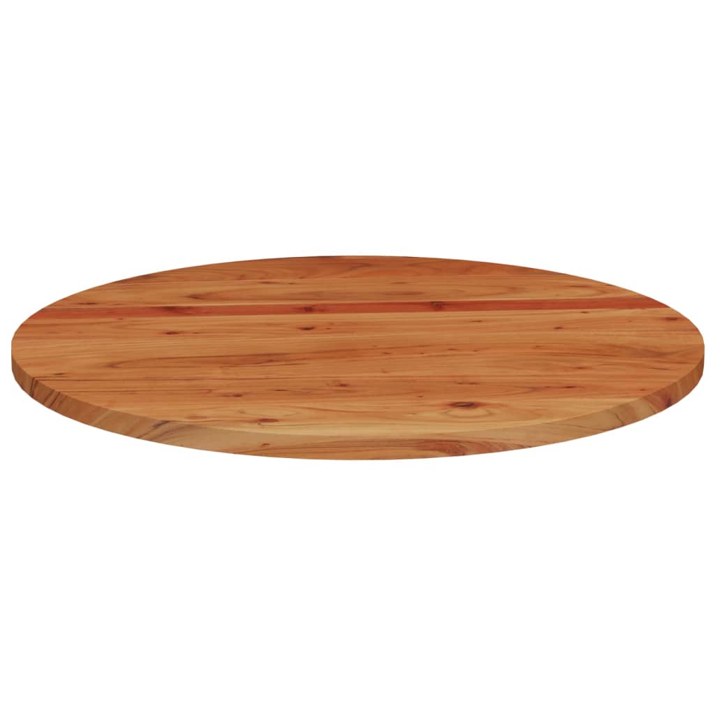 vidaXL Tablero de mesa redondo madera maciza de acacia Ø90x2,5 cm