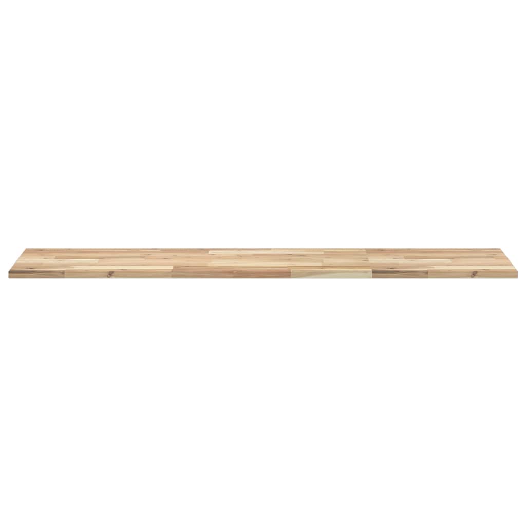 vidaXL Estante flotante madera maciza de acacia sin tratar 160x40x2 cm