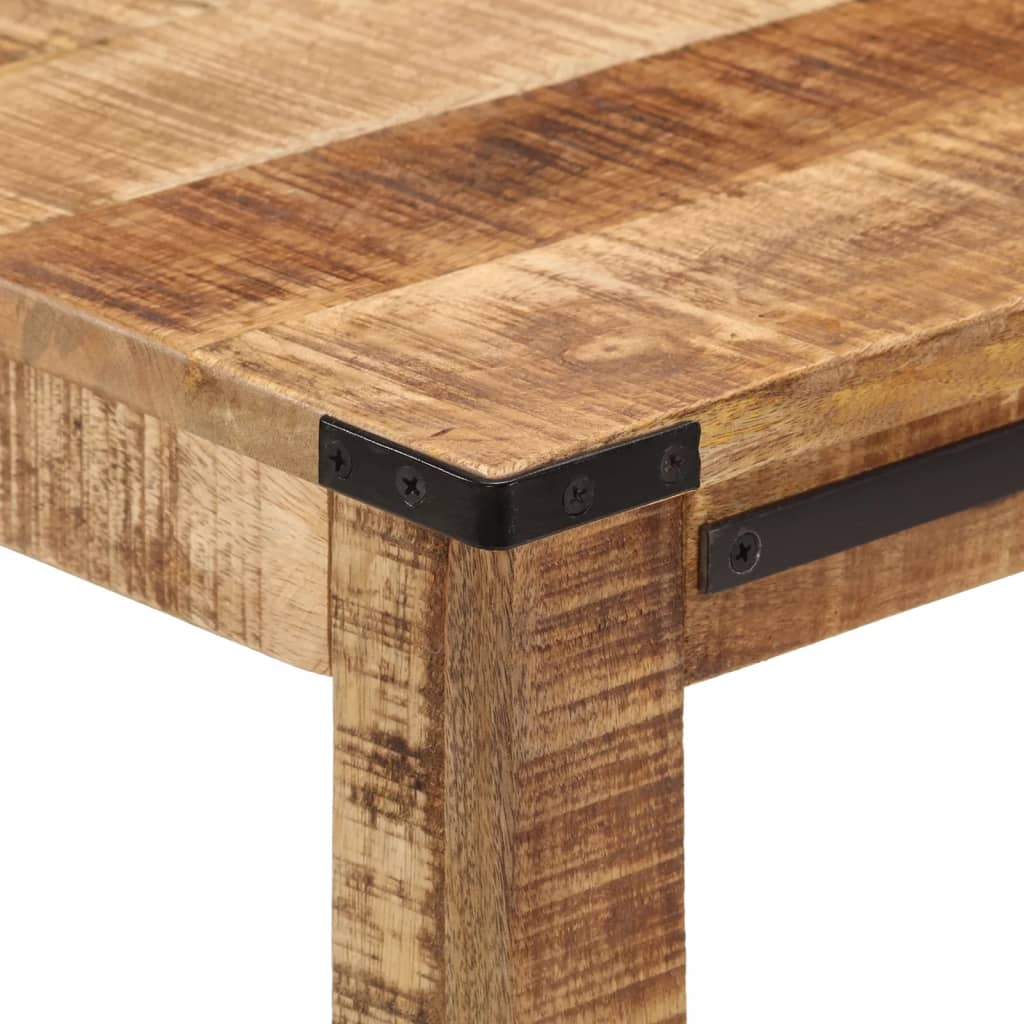 vidaXL Mesa consola de madera maciza de mango 60x35x75 cm