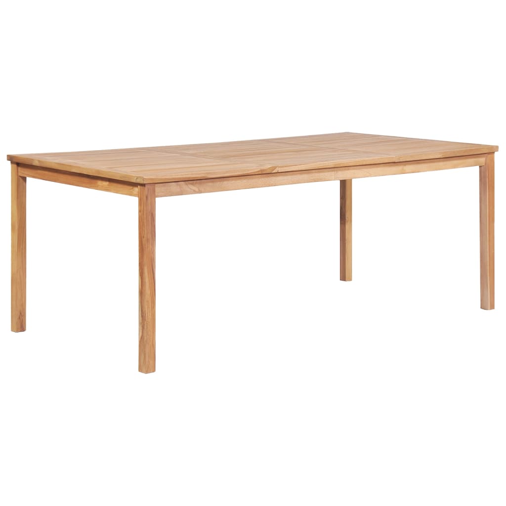 vidaXL Juego de comedor para jardín 5 piezas madera maciza de teca