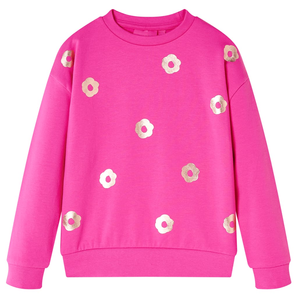 Sudadera infantil rosa oscuro 128