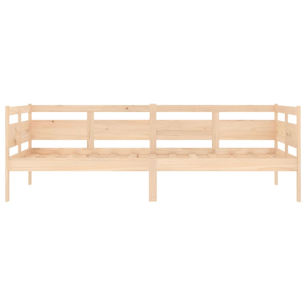 vidaXL Sofá cama madera maciza de pino 90x200 cm