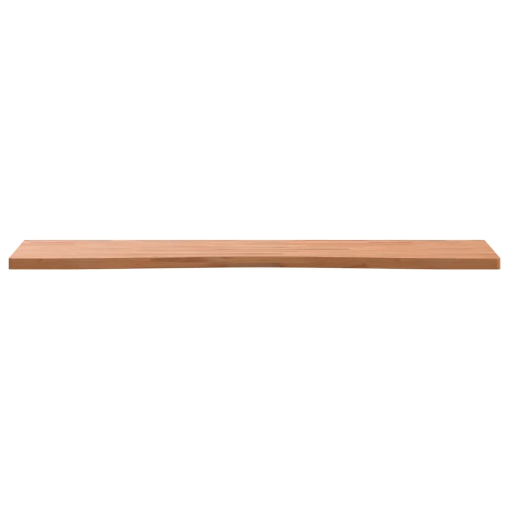 vidaXL Tablero de escritorio madera maciza de haya 110x(50-55)x2,5 cm