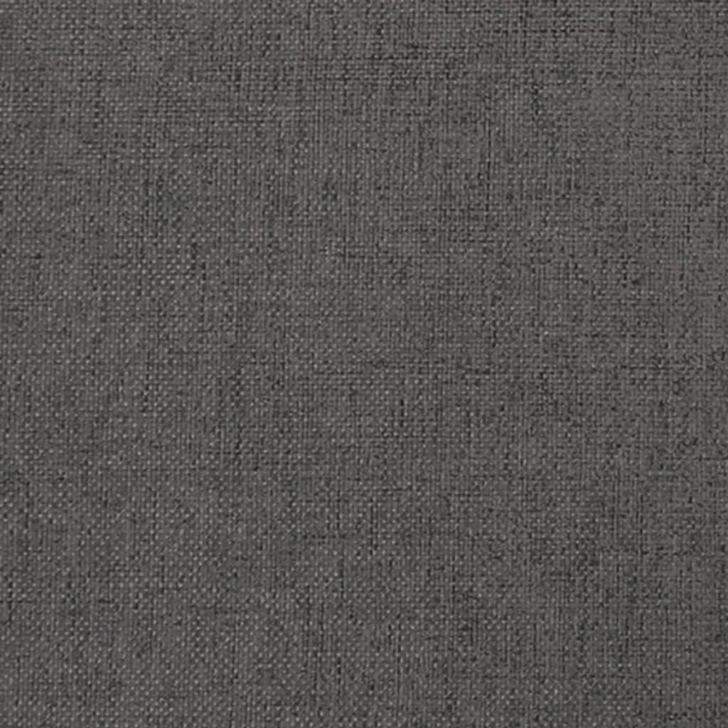 vidaXL Reposapiés de tela gris oscuro 45x29,5x35 cm