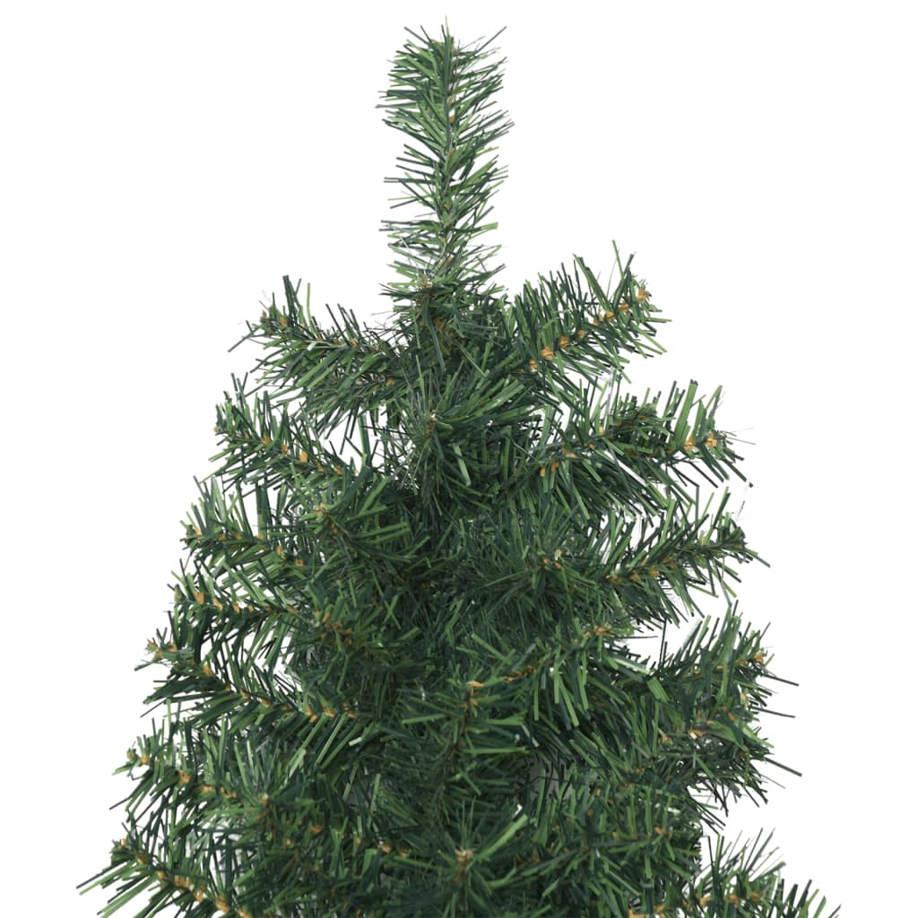 vidaXL Árbol de Navidad estrecho con soporte PVC 300 cm